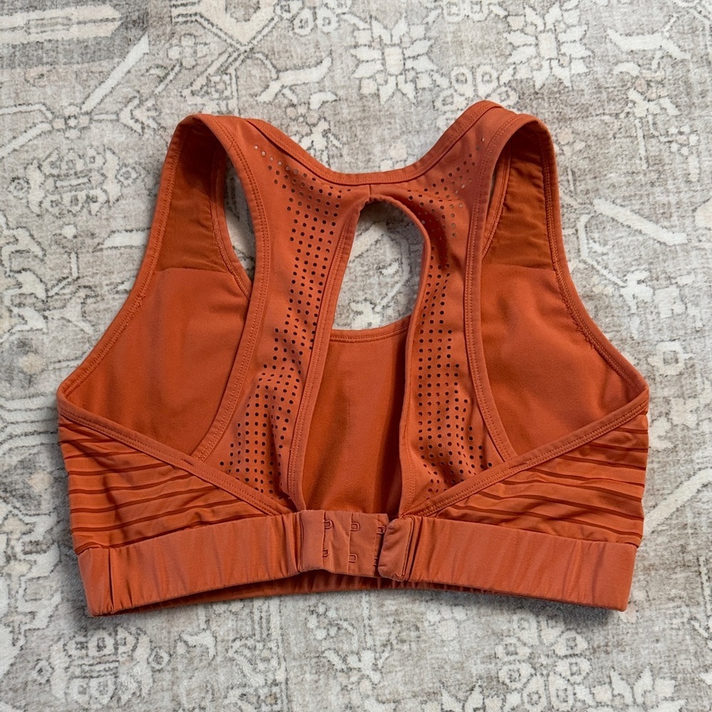 Gymshark Women's Orange Sports Bra Size XS - Picture 2 of 6